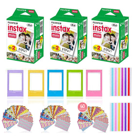 Fujifilm Instax Mini film 60 sheets for quick, colorful prints.