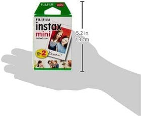 Stacked Instax Mini film packs for longer photo sessions.