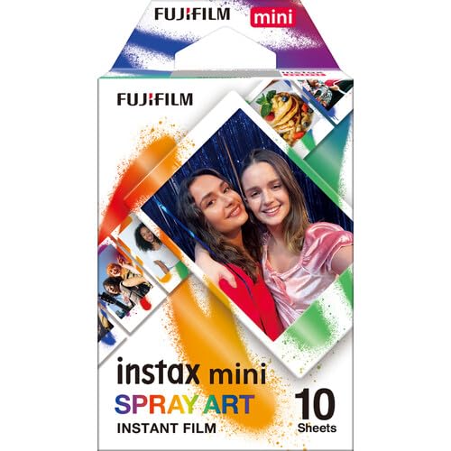 Fujifilm Instax Mini Film contact sheet design for retro creative prints