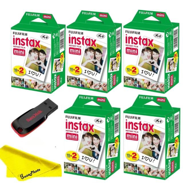 Fujifilm Instax Mini film twin pack showing 20 exposures for instant photos