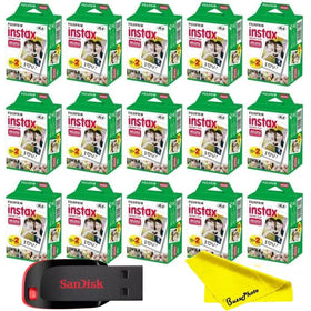 Fujifilm Instax Mini film twin pack with 20 sheets for instant memories
