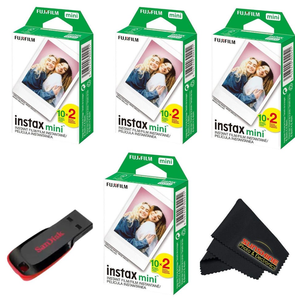 Fujifilm Instax Mini twin-pack box showing convenient instant film kit for memories