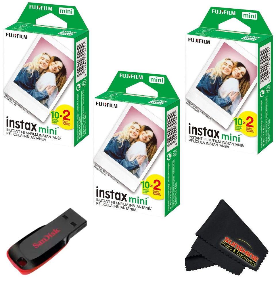 Fujifilm Instax Mini twin-pack film for instant prints.