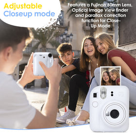 Instax Mini 60-sheet film value pack delivering vibrant, glossy instant photos.