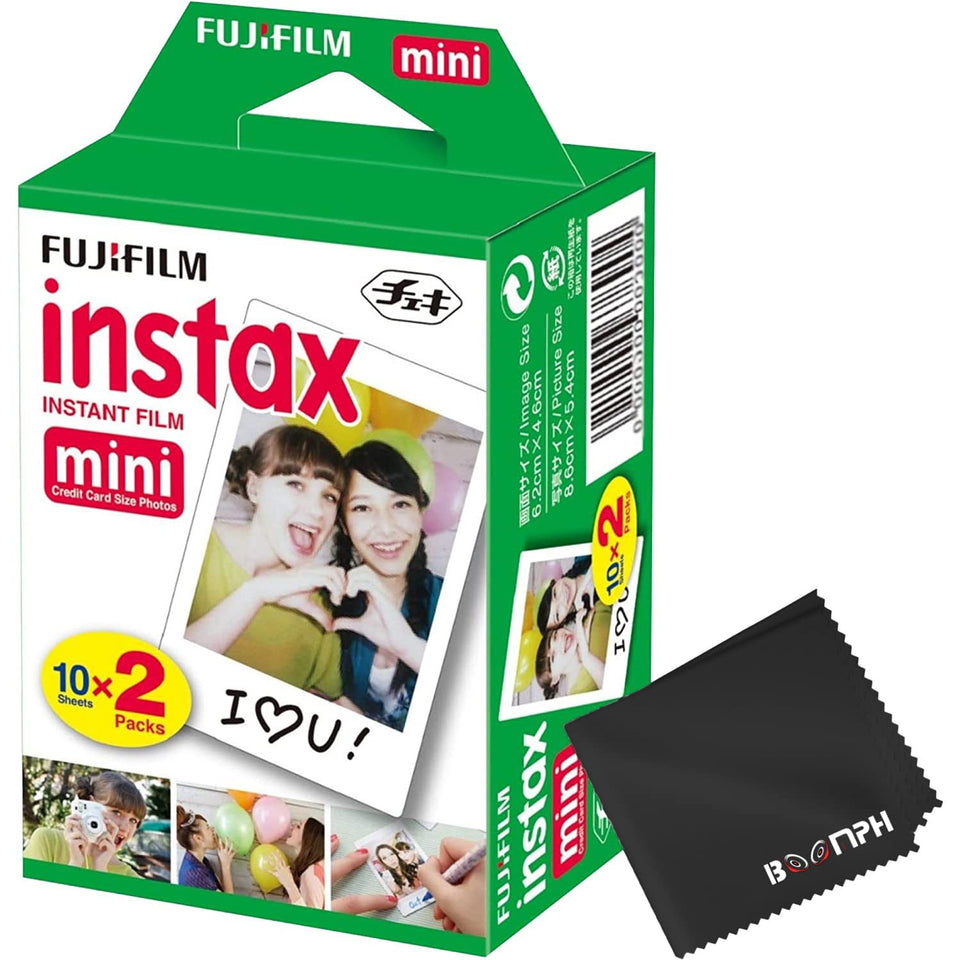 Fujifilm front packaging showing two 10-sheet cartridges and brand clarity
