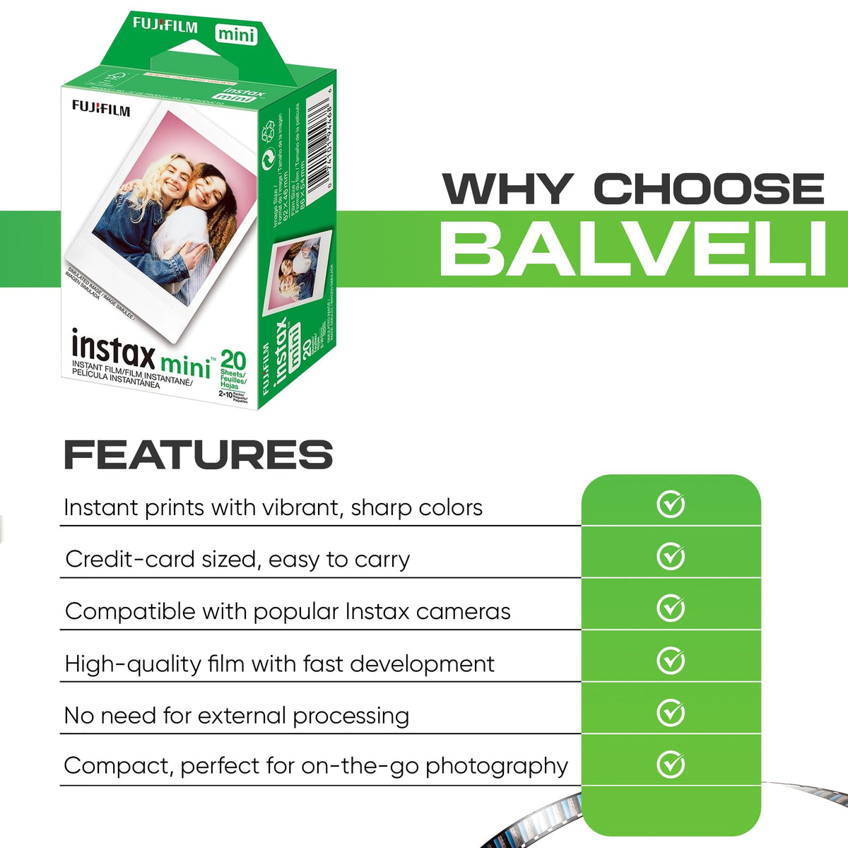 Fujifilm Instax Mini camera in use, couple capturing instant photo for fun memories