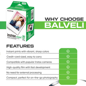Fujifilm Instax Mini camera in use, couple capturing instant photo for fun memories