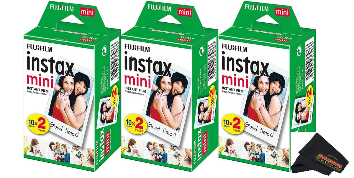 International version Fujifilm Instax Mini film pack with no warranty.