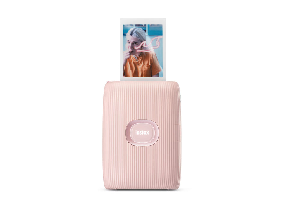 Fujifilm Instax Mini Link 2 soft pink printer for quick smartphone prints