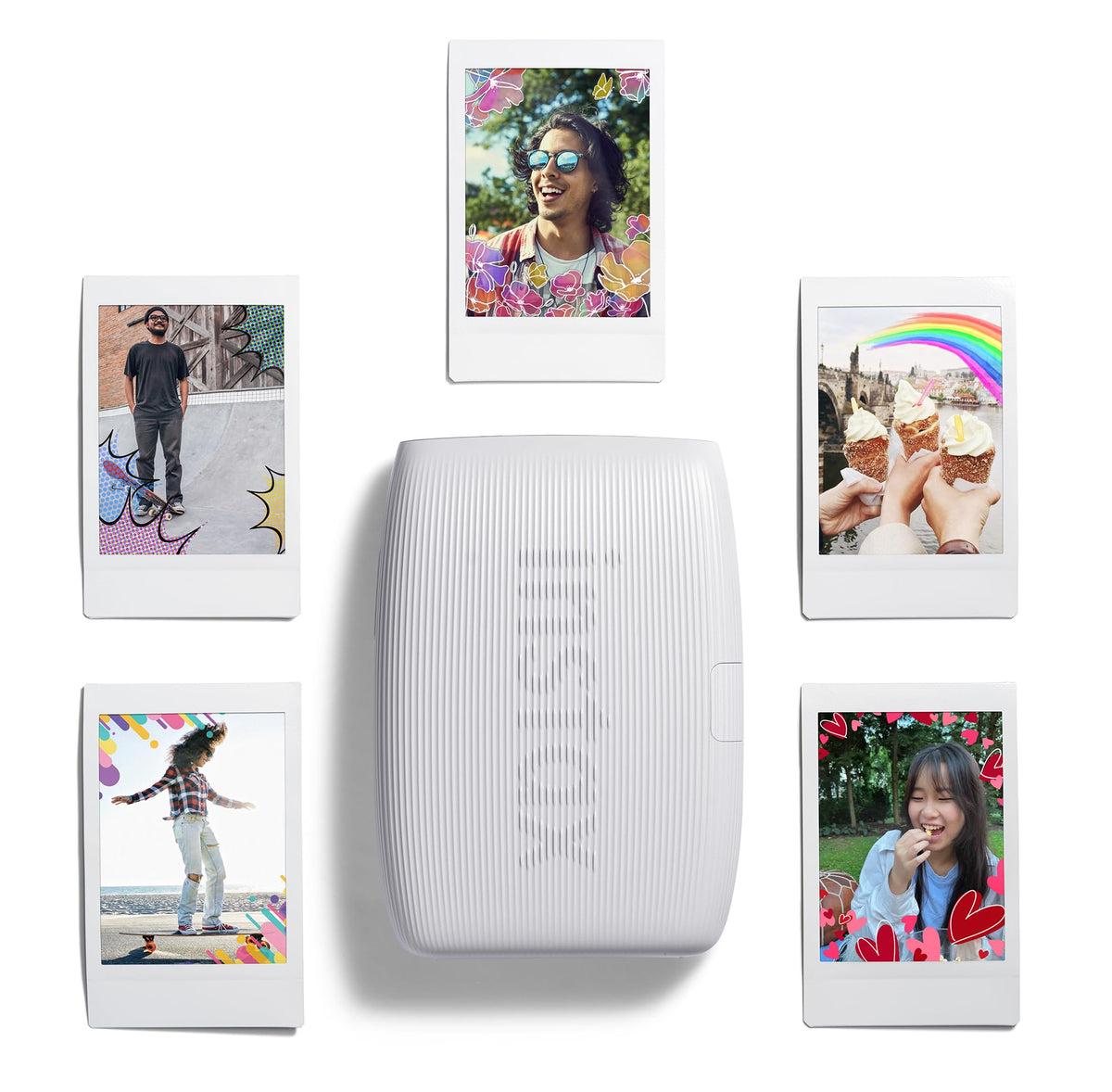 Bluetooth 5.1 connectivity enables wireless printing from your phone.