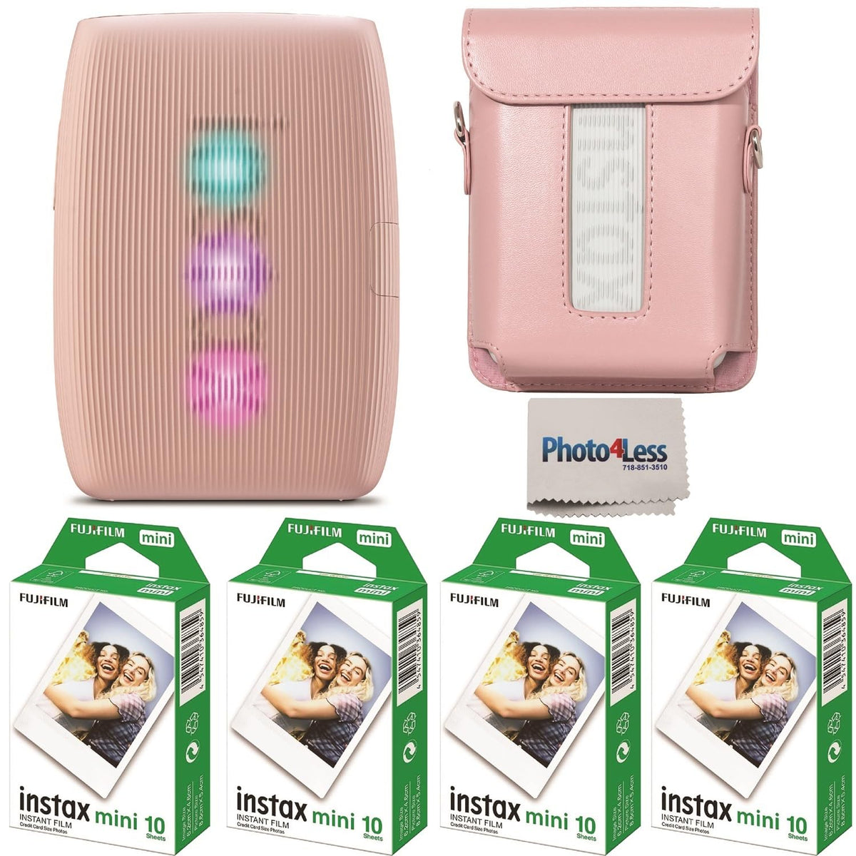 Fujifilm Instax Mini Link 3 printer closeup for quick mobile photo printing.