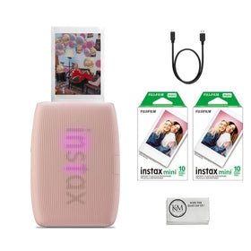 Fujifilm Instax Mini Link 3 Rose Pink printer for quick on-the-go instant photos