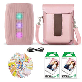 Fujifilm Instax Mini Link 3 Rose Pink printer ready for on-the-go printing