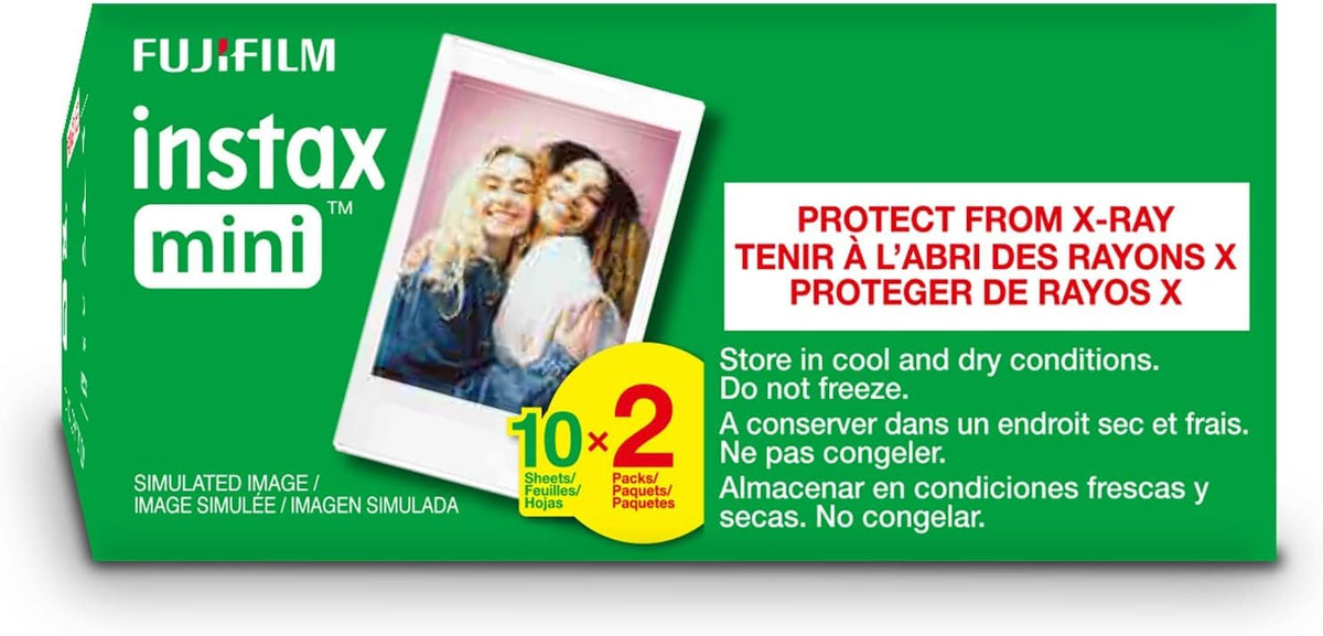 Fujifilm Instax Mini Link reprint via upside-down action, easy retries.