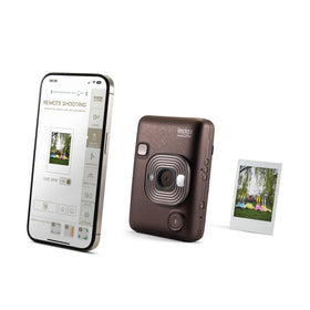 Fujifilm INSTAX Mini Liplay Deep Bronze, Bluetooth printing from smartphone for sharing.