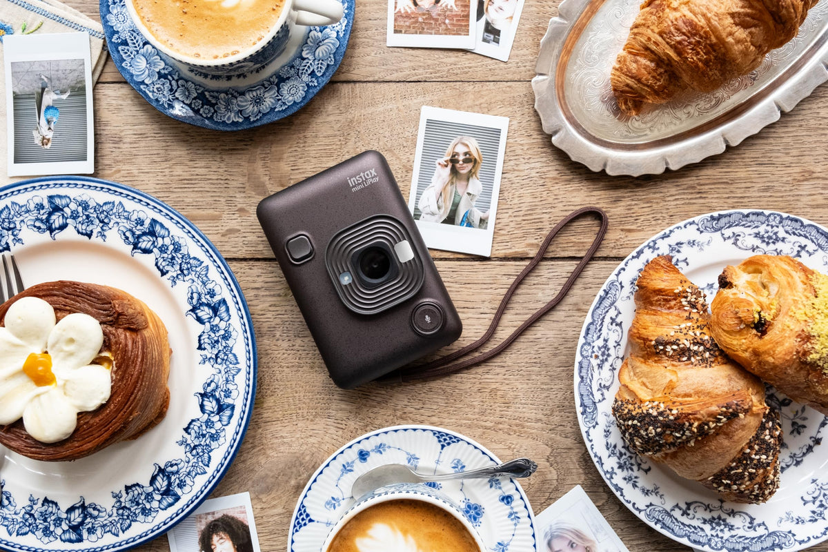 Fujifilm INSTAX Liplay QR-code playback for audio memories.