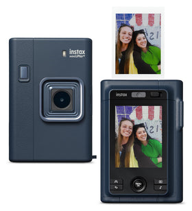 Fujifilm instax mini LiPlay+ Midnight Blue camera for on‑the‑go instant memories.