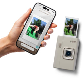 LiPlay+ 3-inch LCD screen shows edits before printing for precise customization.