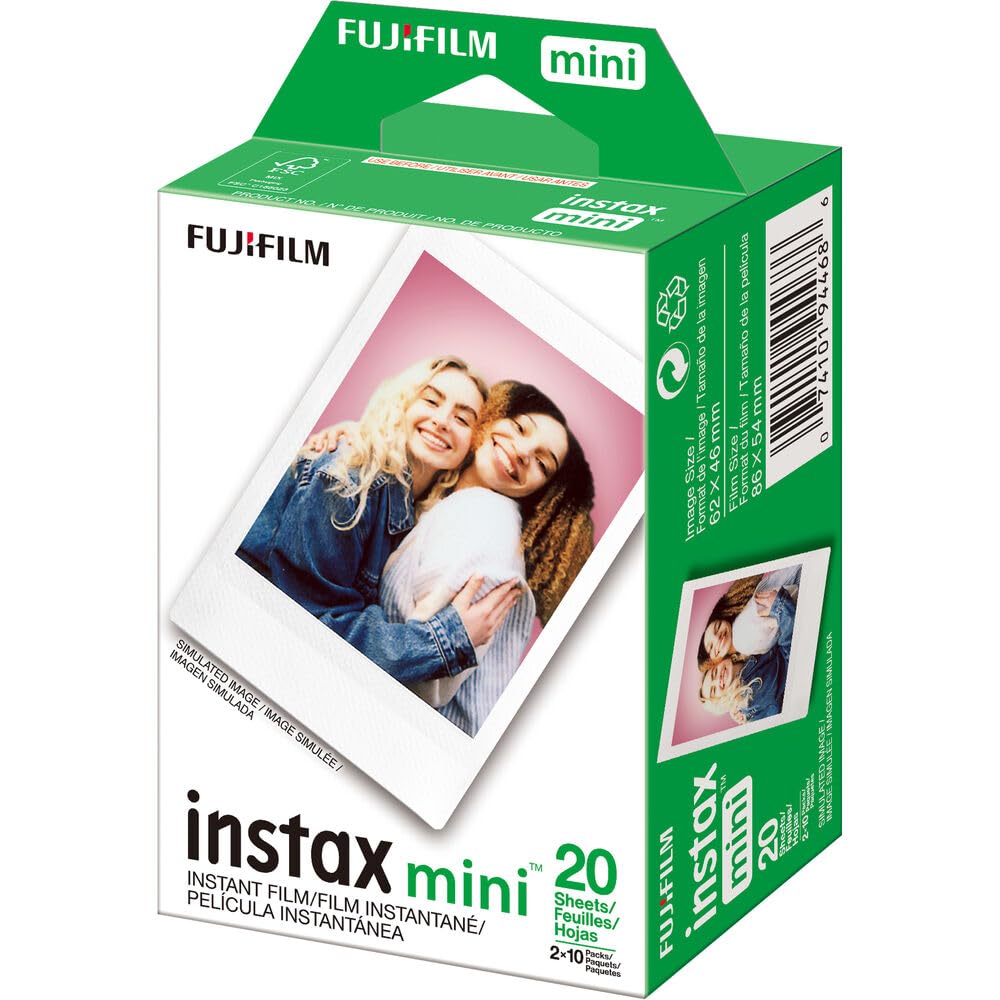 Fujifilm Instax Mini photos sample showcases vibrant colors.