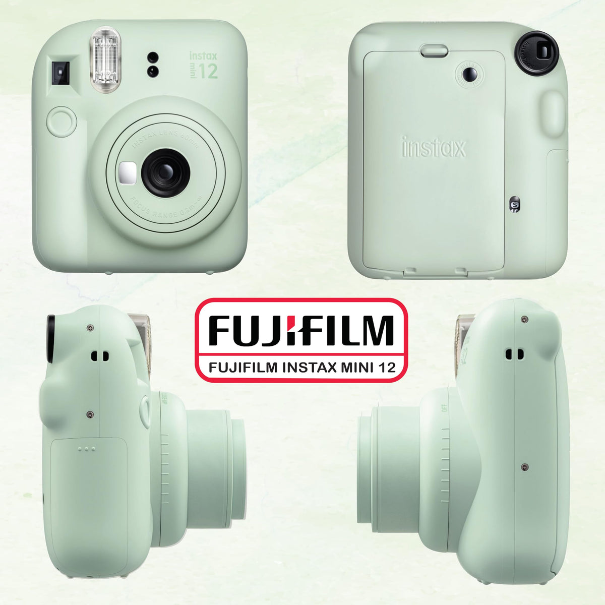Protective case keeps the Instax Mini 12 safe during travel