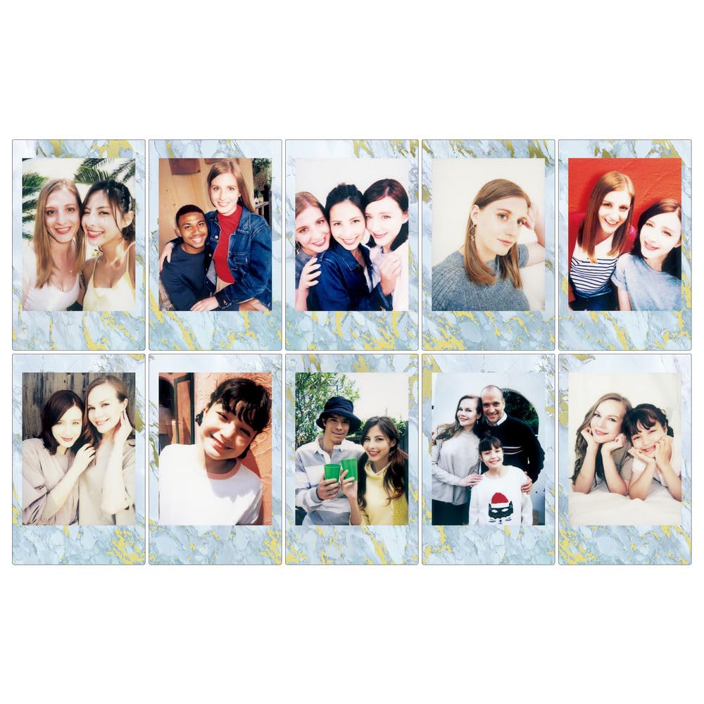 Fujifilm Instax Mini six-design pack ideal for parties and scrapbooks.