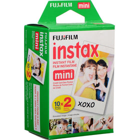 Fujifilm Instax Mini sticker frames add playful borders to each print.