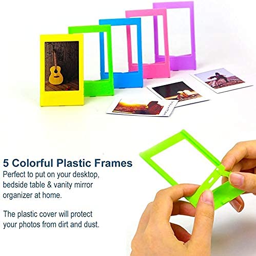 Fujifilm Instax Mini sticker frames add playful borders to prints.