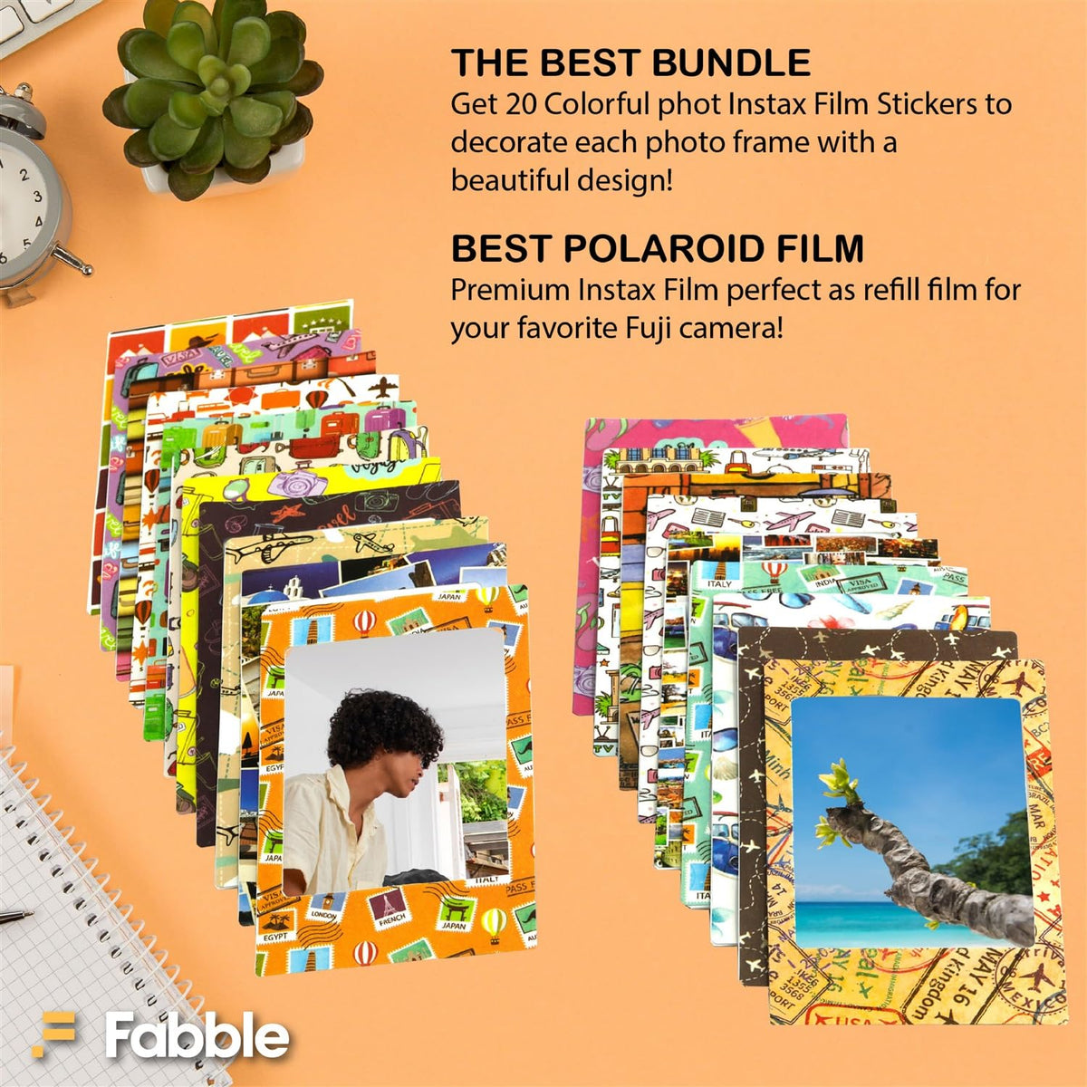 Fujifilm Instax Mini twin pack offers two 10-sheet film packs for events.