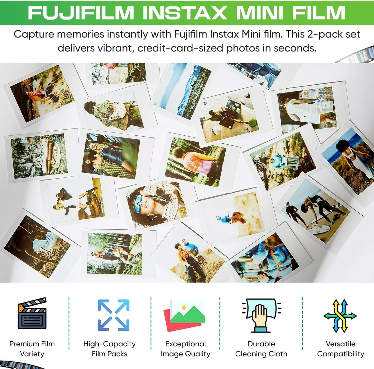 Fujifilm white border framing image for easy display