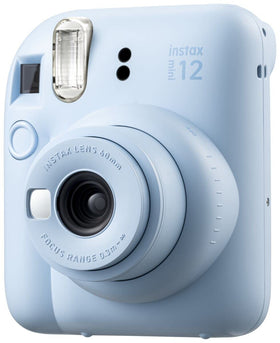Close-up lens on the Fujifilm Instax Mini 12 highlights easy portrait shots.