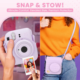 Fujifilm Instax selfie mirror detail to help frame self‑portraits accurately