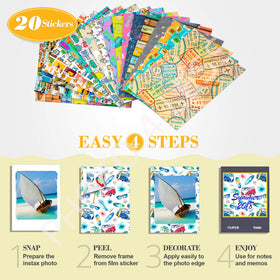 fujifilm stickers decorating a print showing personalization and creativity