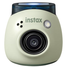 Fujifilm Instax Pal side with detachable ring stand for versatile positioning