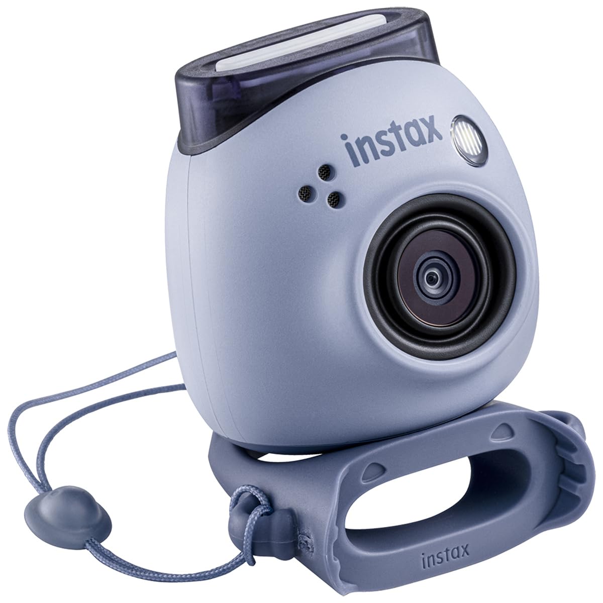 Fujifilm Instax Pal ports and storage details highlighting 50-image memory
