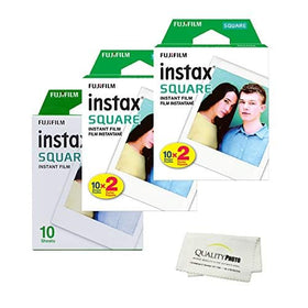 Fujifilm Instax Square microfiber cloth included for safe cleaning