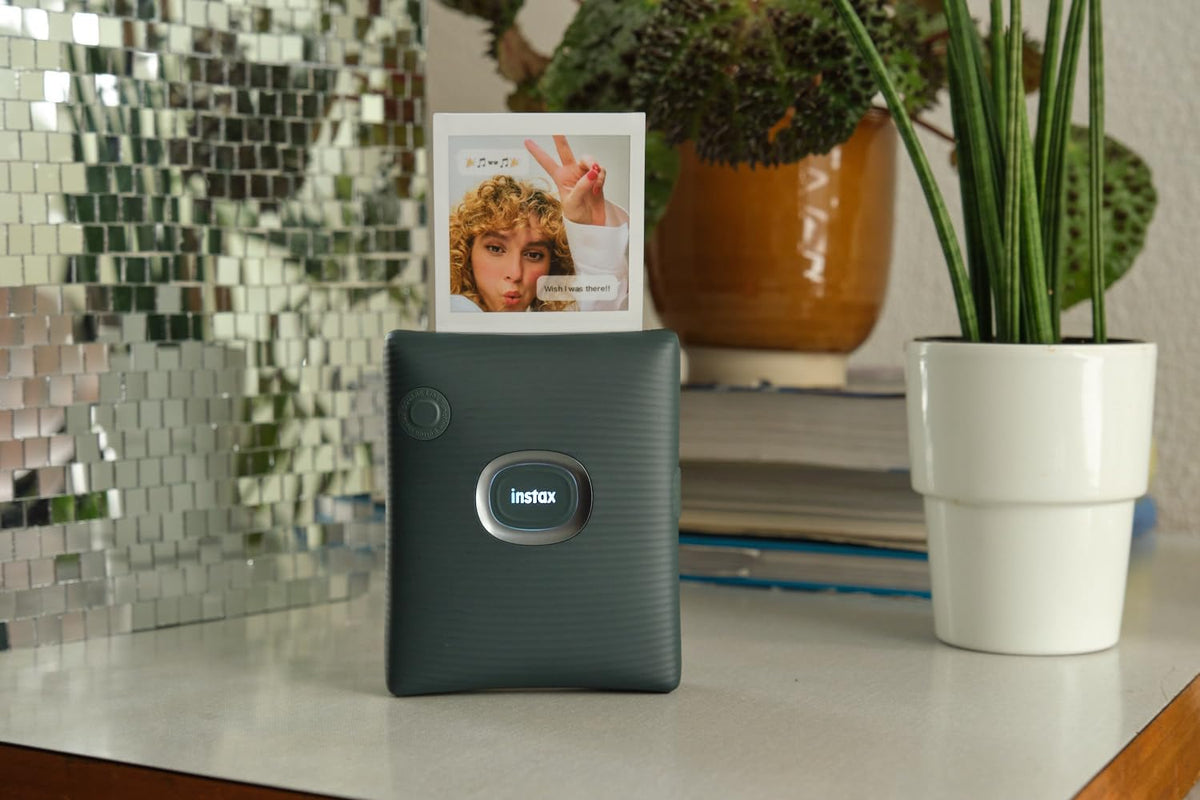 Fujifilm Instax Square Link Midnight Green Bluetooth pairing setup