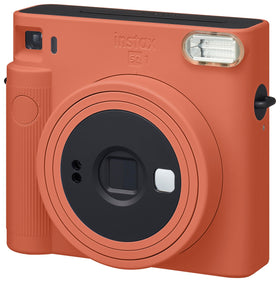 Fujifilm Instax Square SQ1 2× CR2 batteries powering instant photography sessions.