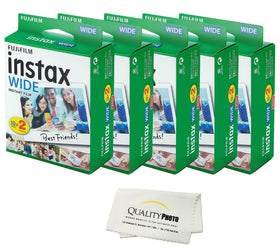 Fujifilm Instax Wide 100-prints pack front view showing portable instant printing