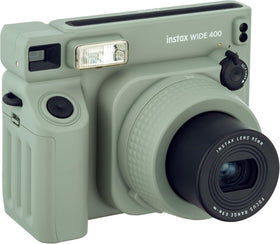 Fujifilm INSTAX Wide 400 Sage Green camera angle adjustment enables flexible angles.