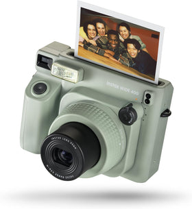 Fujifilm INSTAX Wide 400 Sage Green self-timer dial enables timed shots.