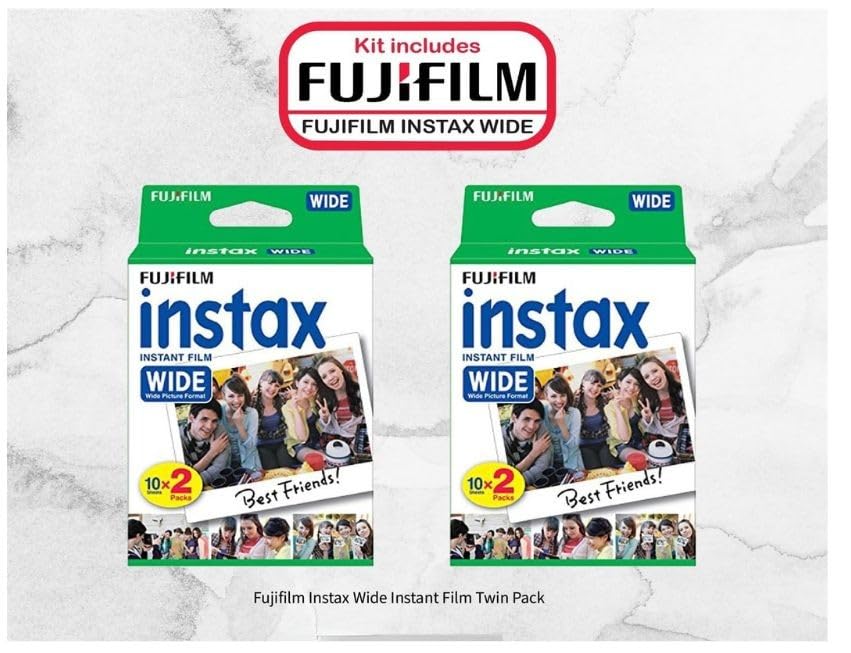 Free cap keeper included with Instax Wide film for secure, portable storage.