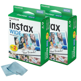 Fujifilm Instax Wide film pack, front view, for quick memories