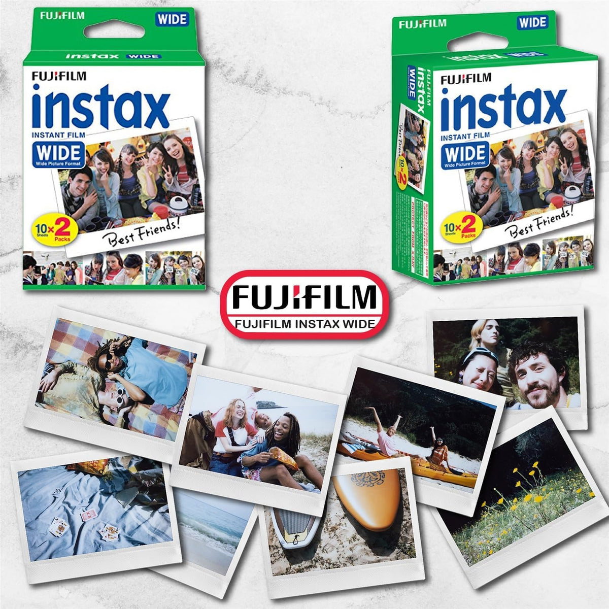 Watch your image develop instantly for fun memories.