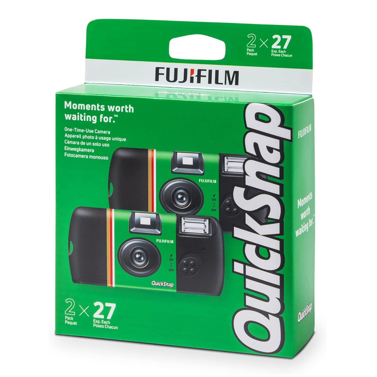 Fujifilm QuickSnap Flash 400 with 27 exposures for versatile everyday moments.