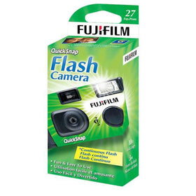 Fujifilm QuickSnap 400 with 27 exposures emphasizes extended shooting at events.