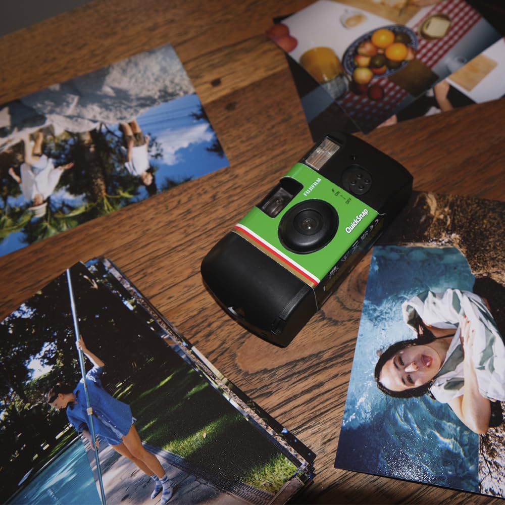 Fujifilm QuickSnap built-in flash improves indoor lighting.