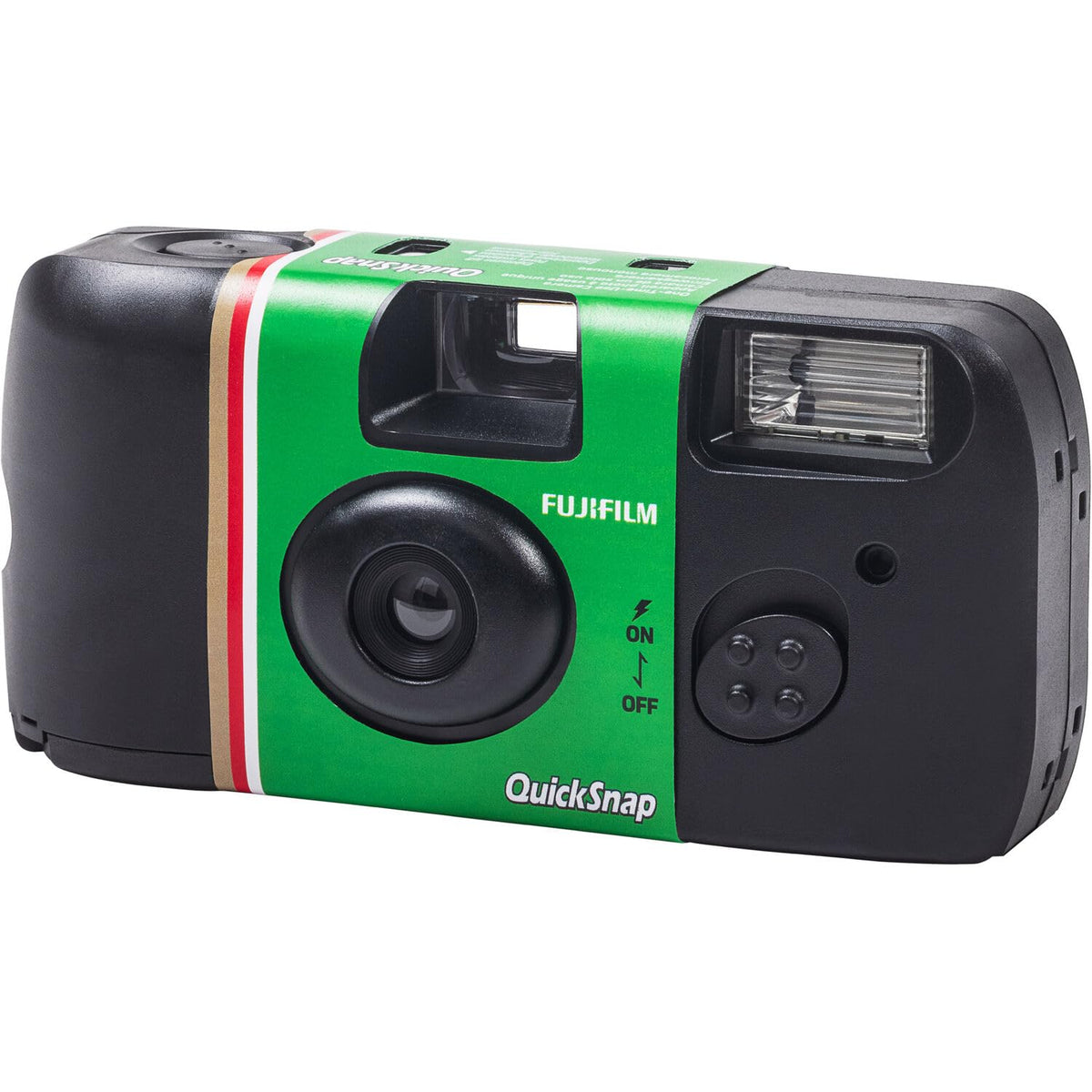 Fujifilm QuickSnap film advance wheel detail for reliable frame progression
