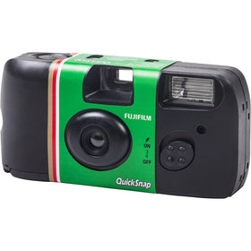 Fujifilm QuickSnap film advance wheel detail for reliable frame progression