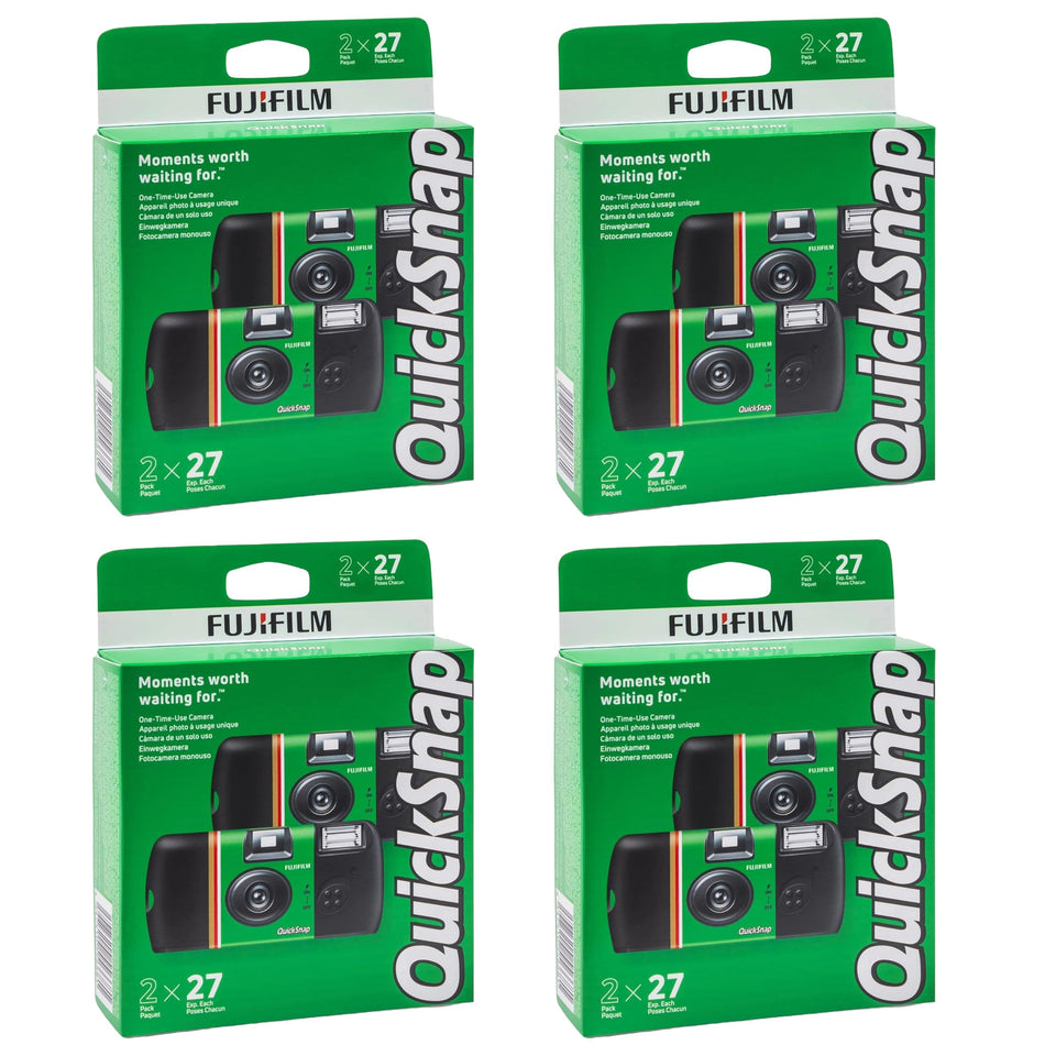 Fujifilm QuickSnap Flash 400 camera-compact-front-view for grab-and-go photos.