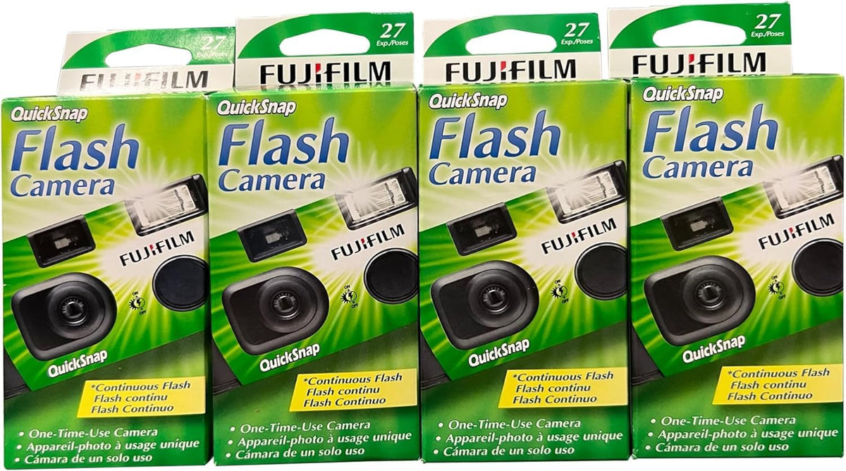 Fujifilm QuickSnap Flash 400 front view for easy, grab-and-go memories